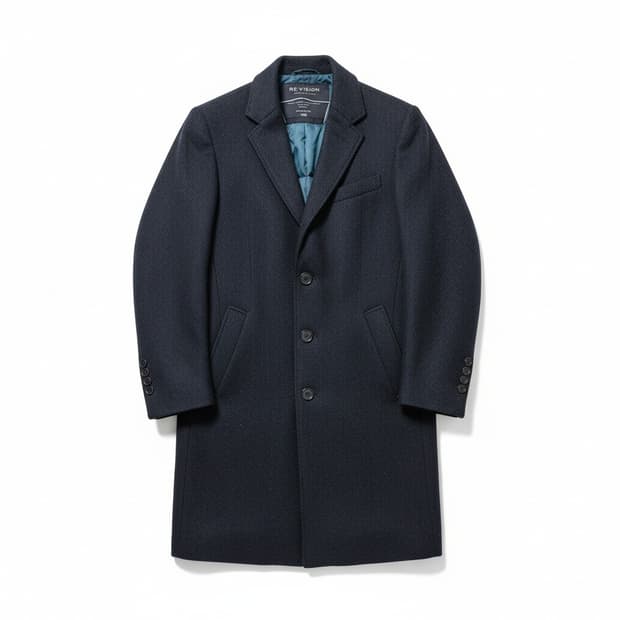 RE:VISION 네이비 남성 코트