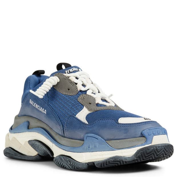 발렌시아가 트리플S 스니커즈 블루 41