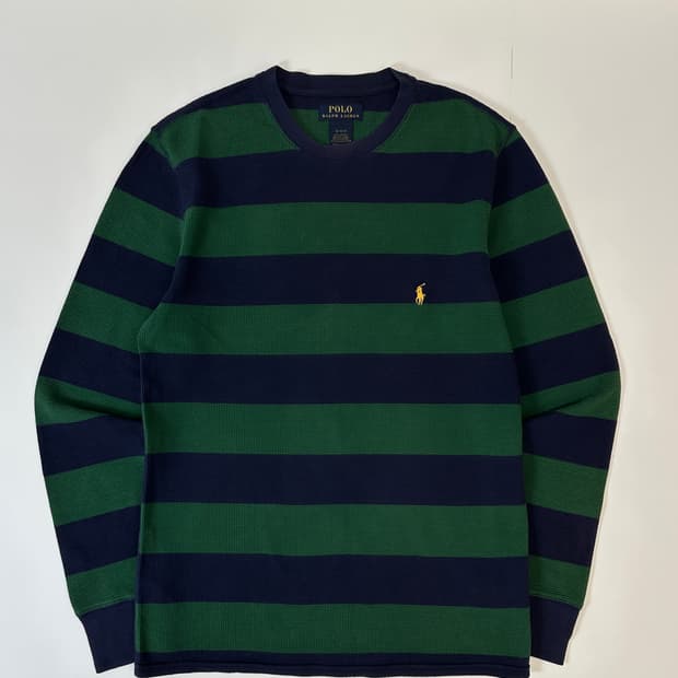 폴로 랄프로렌 스트라이프 롱슬리브 셔츠 M