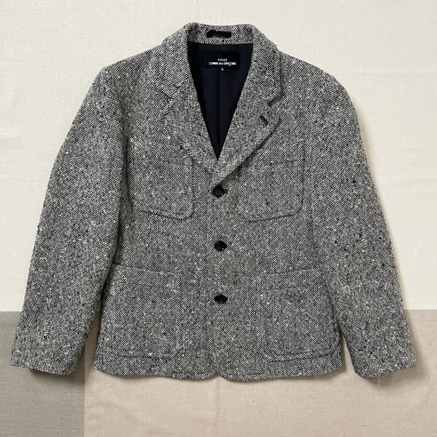 꼼데가르송 트위드 블레이져 comme des garcons 테일러드자켓