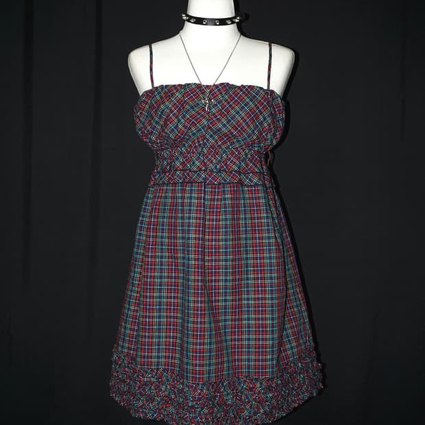 (liz lisa) gothic check dress 