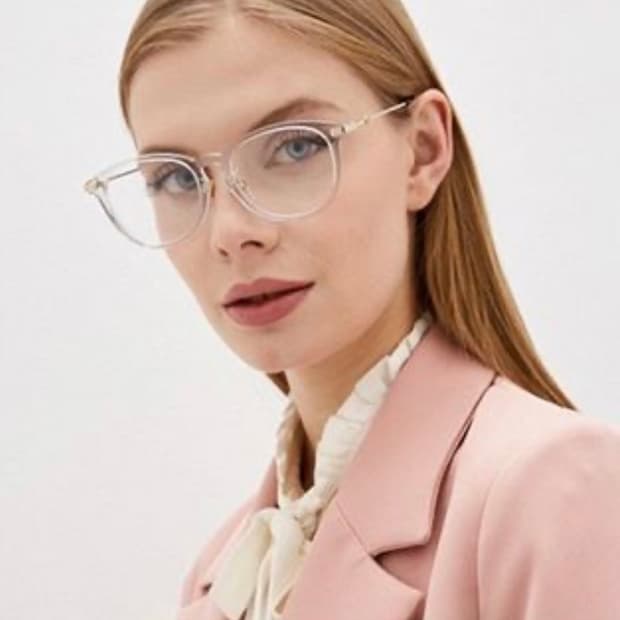 새상품 풀구성)구찌 클리어테 남녀안경테