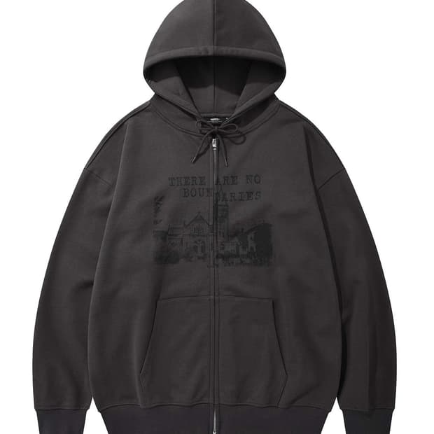 카네이테이 후드집업 차콜 새상품 XL