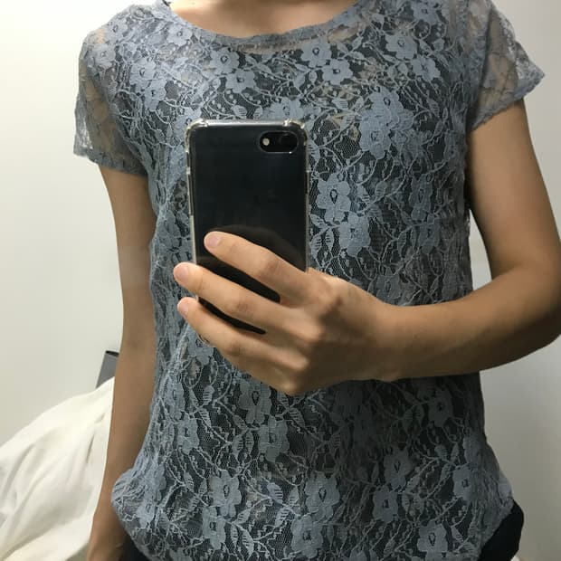빈티지 레이스 시스루 레이어드SET