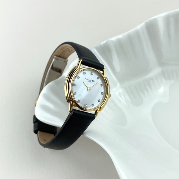 (CD buckle) DIOR 12P shell watch
