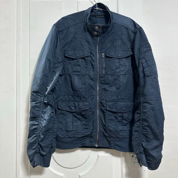 캘빈클라인 바이커 자켓