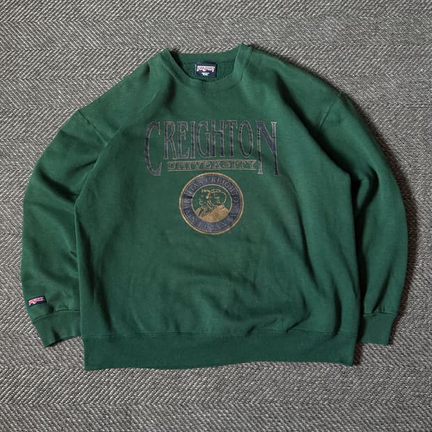 90s USA JANSPORT 빈티지 컬리지 스웻셔츠 (105-110)