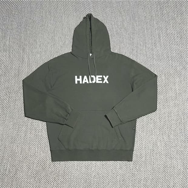 [XL] Hadex 카키 오버핏 후드티