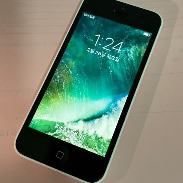 아이폰 5c 화이트 16기가 #1645