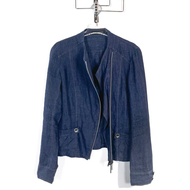 히로코 코시노 린넨 라이더 자켓