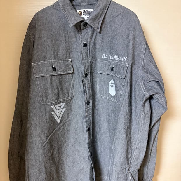 [L] 베이프 워크셔츠