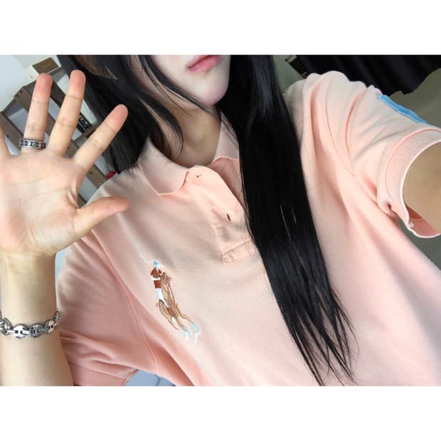 폴로 랄프로렌 빅포니 연핑크 카라티