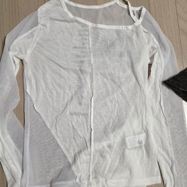 OJOS Bandage Mesh T-shirt / White