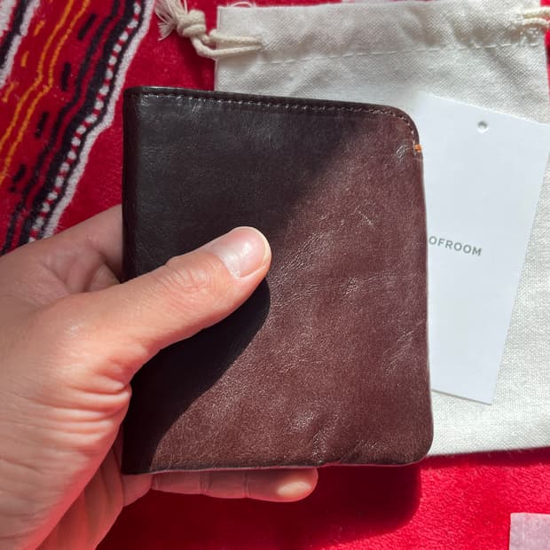 오일브라운 소가죽지갑