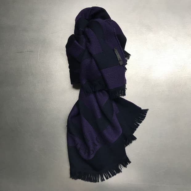 베르사체 메두사 머플러 퍼플