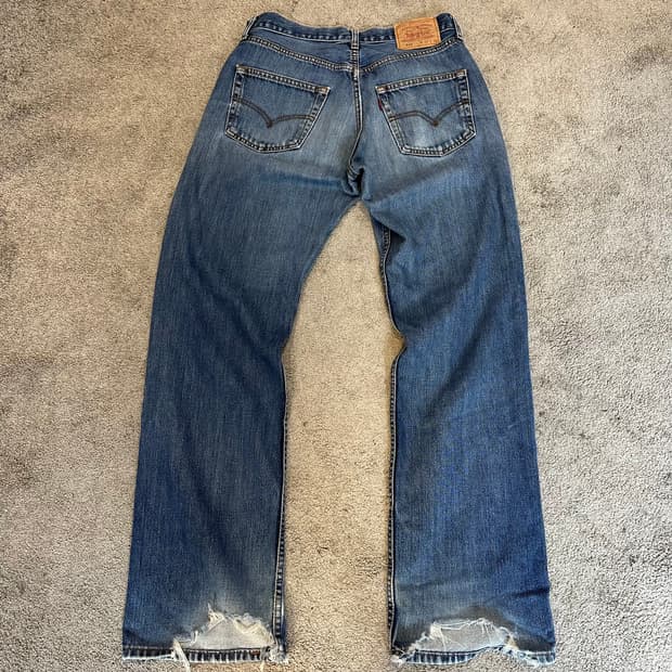 리바이스512 중청 레귤러 스트레이트 데님 팬츠(33)