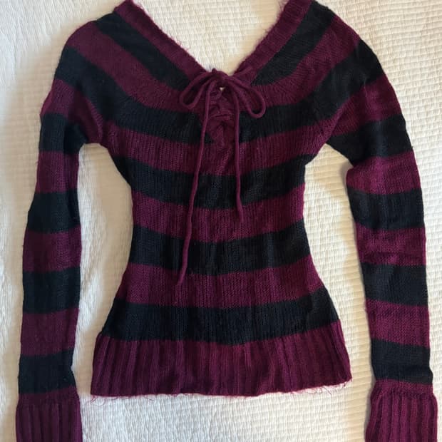 여리핏 커트코베인 이모 그런지 히피 니트(emo)