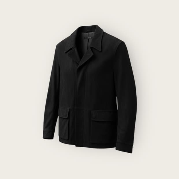 S/ 띠어리 웨스턴무드 염소가죽 레더 자켓