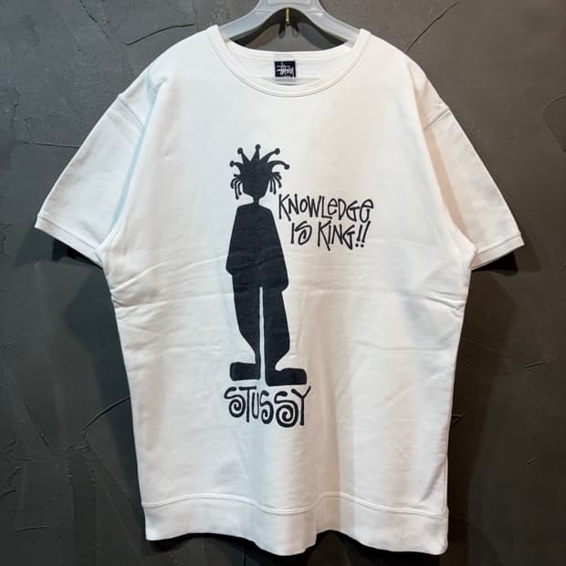 [L] STUSSY 스투시 스웻 반팔 티셔츠