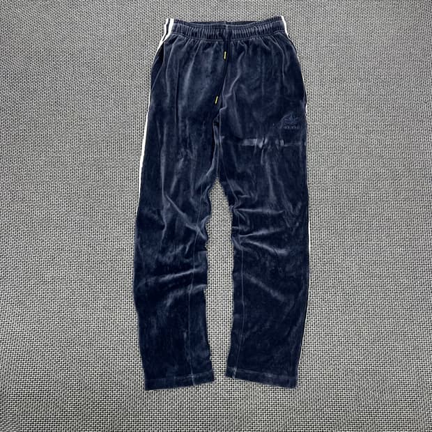 아디다스 네이비 벨벳 팬츠