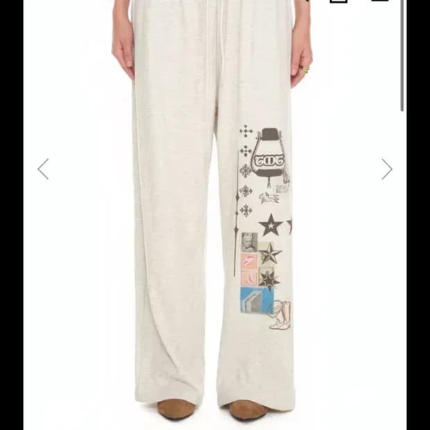 투머치택스 프린티드 와플 팬츠(M) 