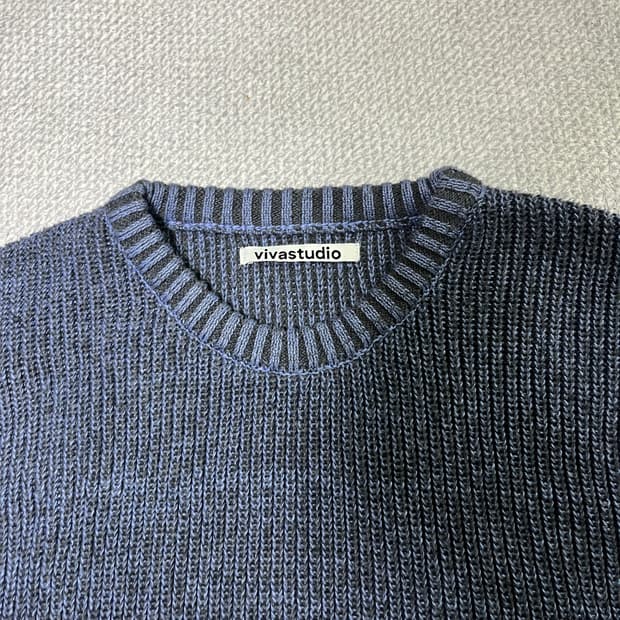 비바스튜디오 프렌치 블루 니트 L