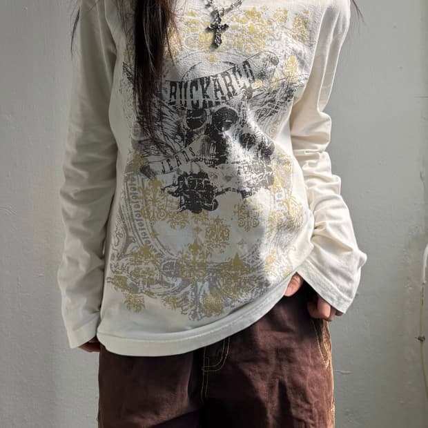 Buckaroo Ivory Graphic Long Sleeve 