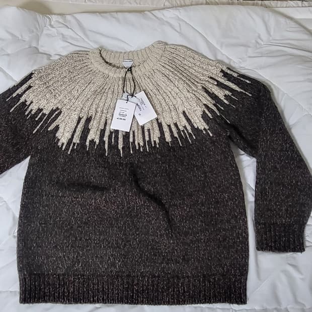 보테가 베네타 믹스 울 그래픽 니트