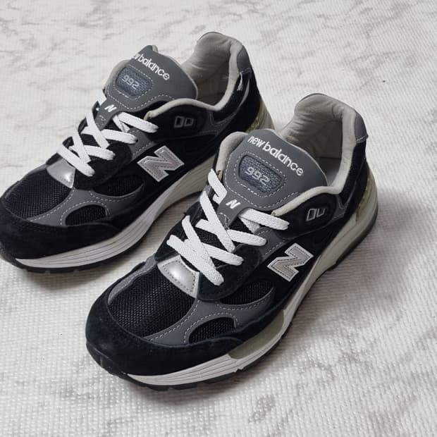 뉴발란스 992 eb 블랙 그레이 230