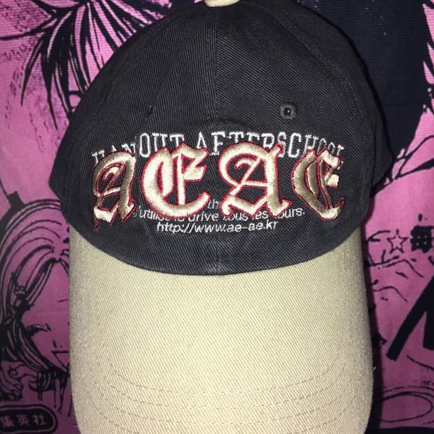 [aeae]에이이에이이 layered logo cap 로고캡