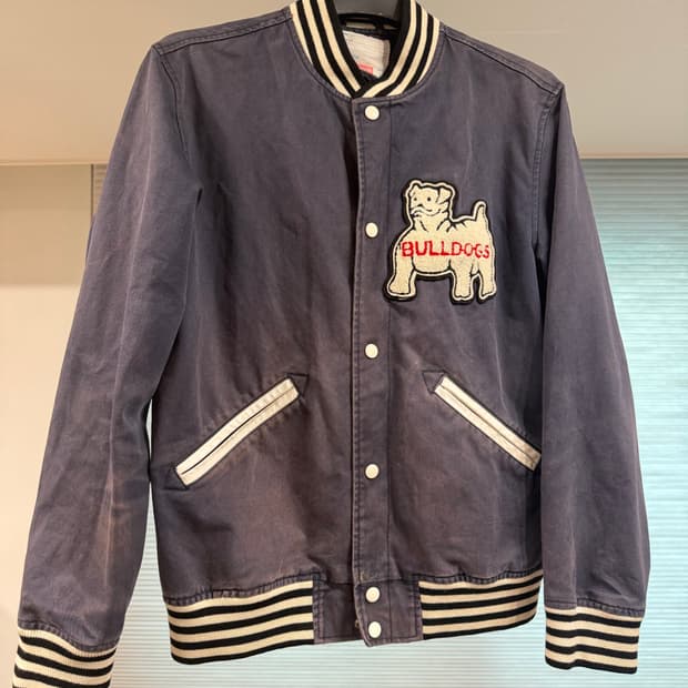 [L] 2012 슈프림 불독 바시티 스타디움 자켓