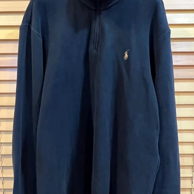 폴로랄프로렌  다크네이비 하프집업티셔츠 