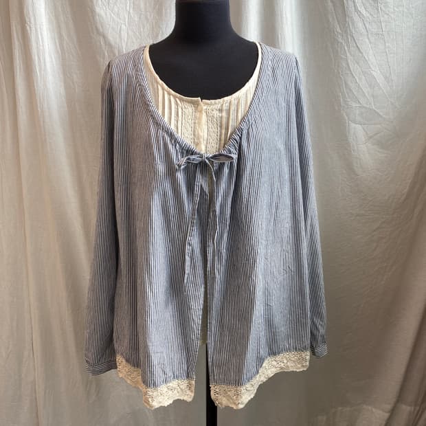 내추럴 레이어드 블라우스(M-L)