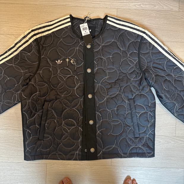 아디다스 떠그클럽 퀼팅 자켓 L