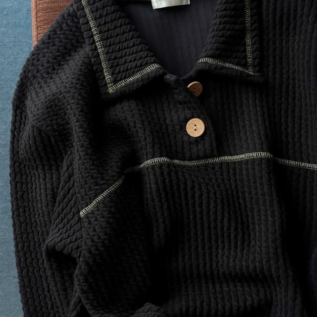 Volume fabric design button TOP