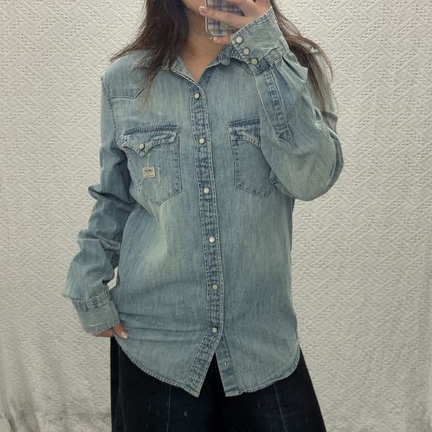 데님앤서플라이 랄프로렌 빈티지 데님 셔츠 95 C06043