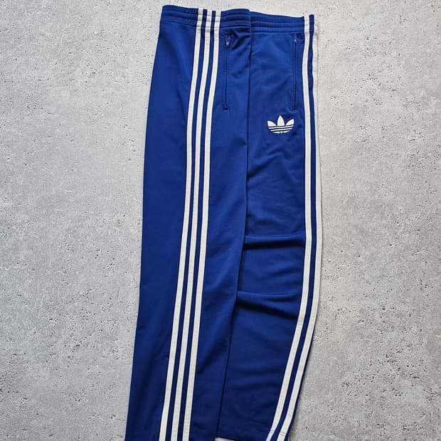 아디다스 파이어버드 삼선 딥블루 트랙팬츠 져지 바지