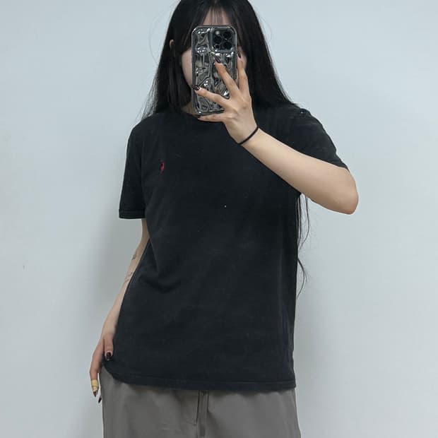 폴로랄프로렌 레드 포니 반팔 티셔츠 E34