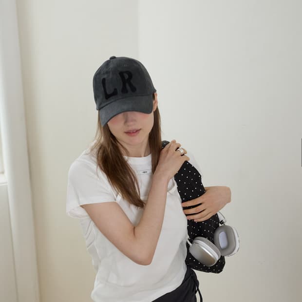 레터리 그레이 볼캡