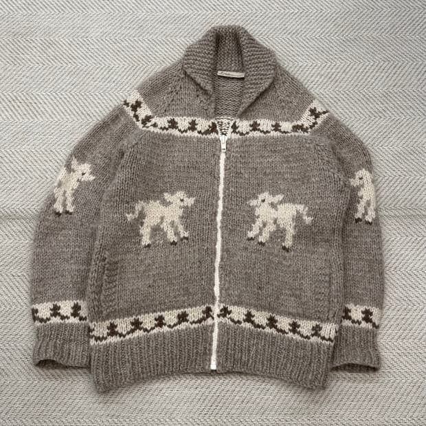 코위찬 니트 집업 r2367