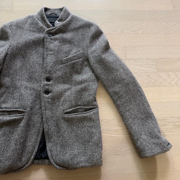 Elena Dawson Herringbone Wool Jacket (M)