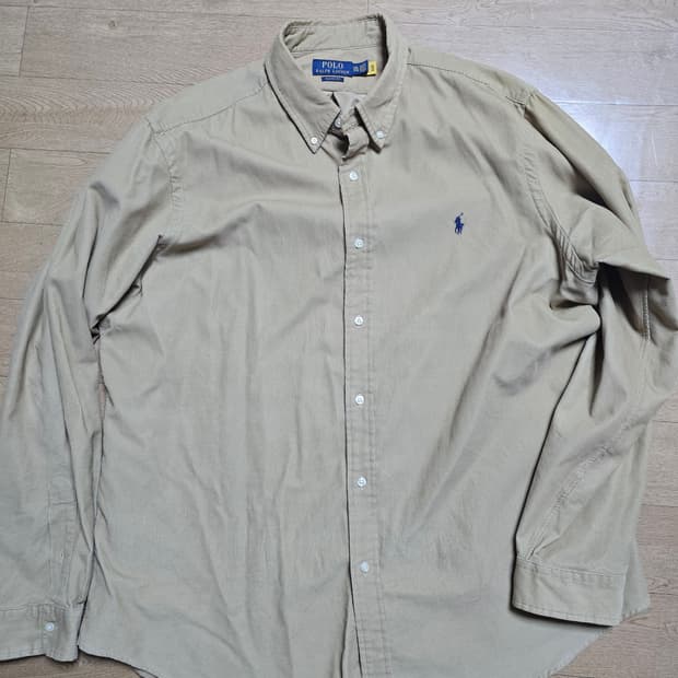 폴로 베이지코듀로이셔츠 xxl