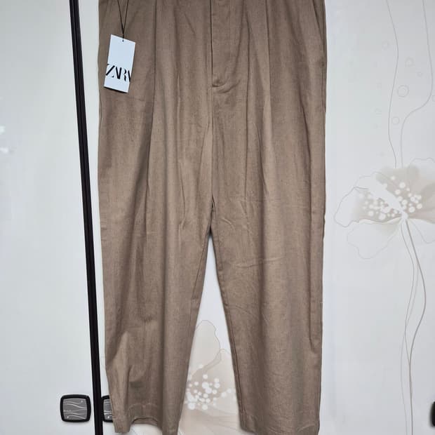(새상품)자라 린넨 와이드 팬츠 46size