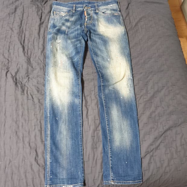 디스퀘어드2 네온진 청바지