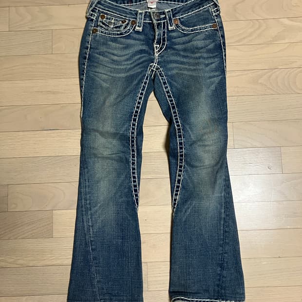 트루릴리전 JOEY SUPER T 부츠컷 데님진 여성 26 인치