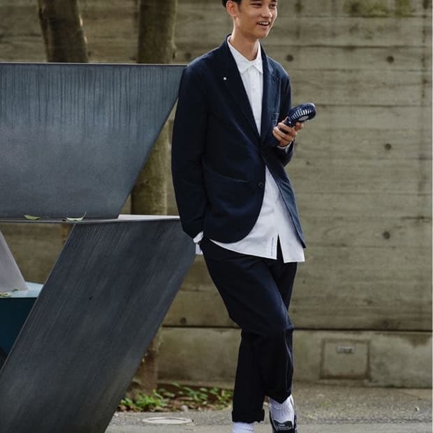 나나미카 BREATH TUNE 다크 네이비 셋업