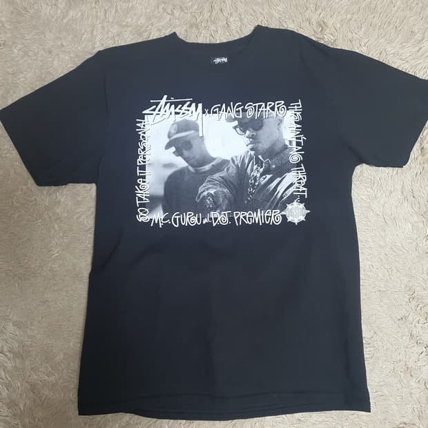 스투시 갱스터 반팔티  사이즈  100