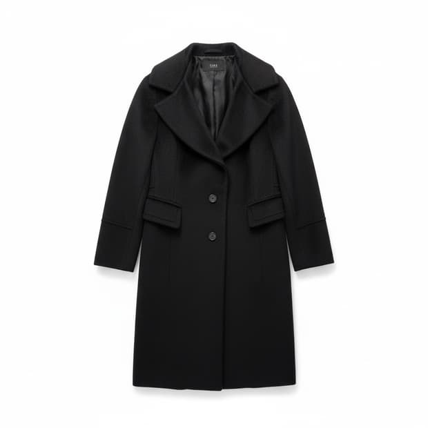 타임 이태리 알파카 밍크 코트