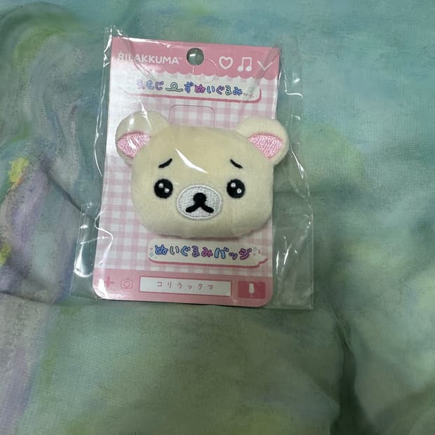 산엑스 초롱초롱 코리락쿠마 리락쿠마 뱃지