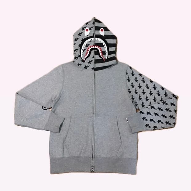 구합니다) 베이프 성조기 샤크후드 M,L,XL
